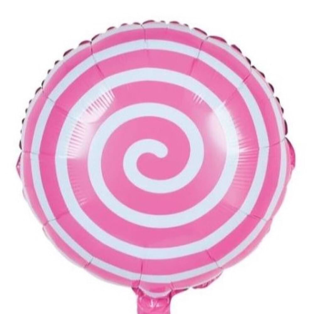 Pink Lollipop Swirl Balloon