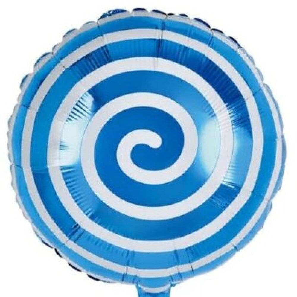 Blue Lollipop Swirl Balloon
